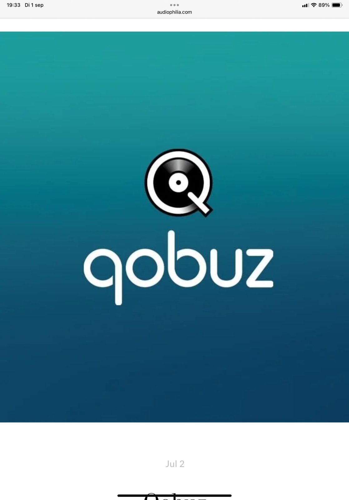 Qobuz Studio streaming abonnement via sharesub delen <<<!>>, Eén persoon, Cadeaubon