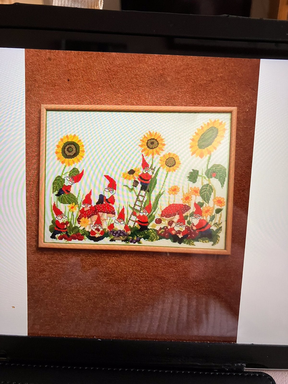 5 prachtige borduurwerken, Antiek en Kunst, Ophalen of Verzenden