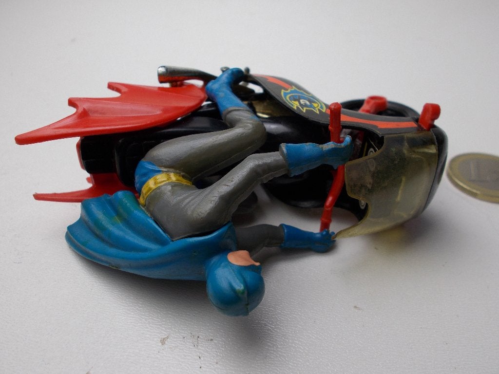 1978 Corgi Toys 268 BATMAN'S BATBIKE + BATMAN! I.z.g.st., Ophalen of Verzenden, Zo goed als nieuw, Overige typen, Corgi