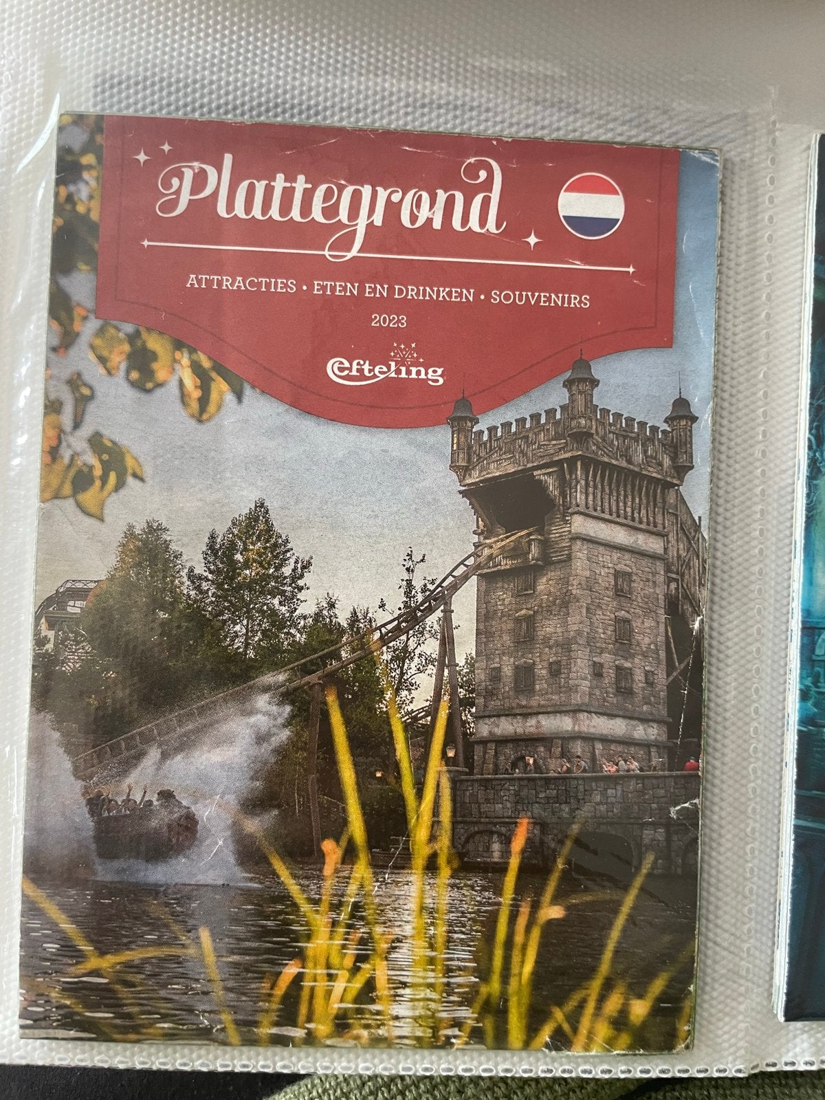 Efteling Plattegrond 2023 - Attracties, Eten & Souvenirs, Ophalen of Verzenden, Zo goed als nieuw, Overige typen