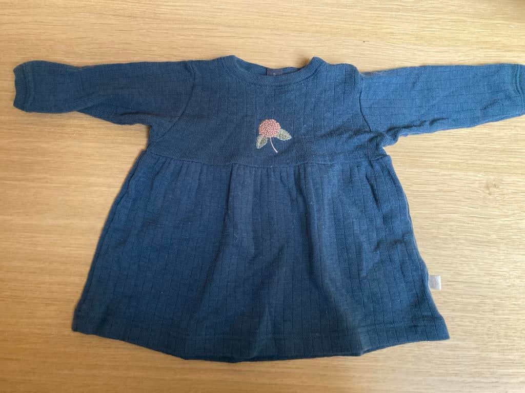 Wollen jurkje Dilling, baby, maat 56, Kinderen en Baby's, Babykleding | Maat 56, Zo goed als nieuw, Meisje, Jurkje of Rokje, Ophalen of Verzenden