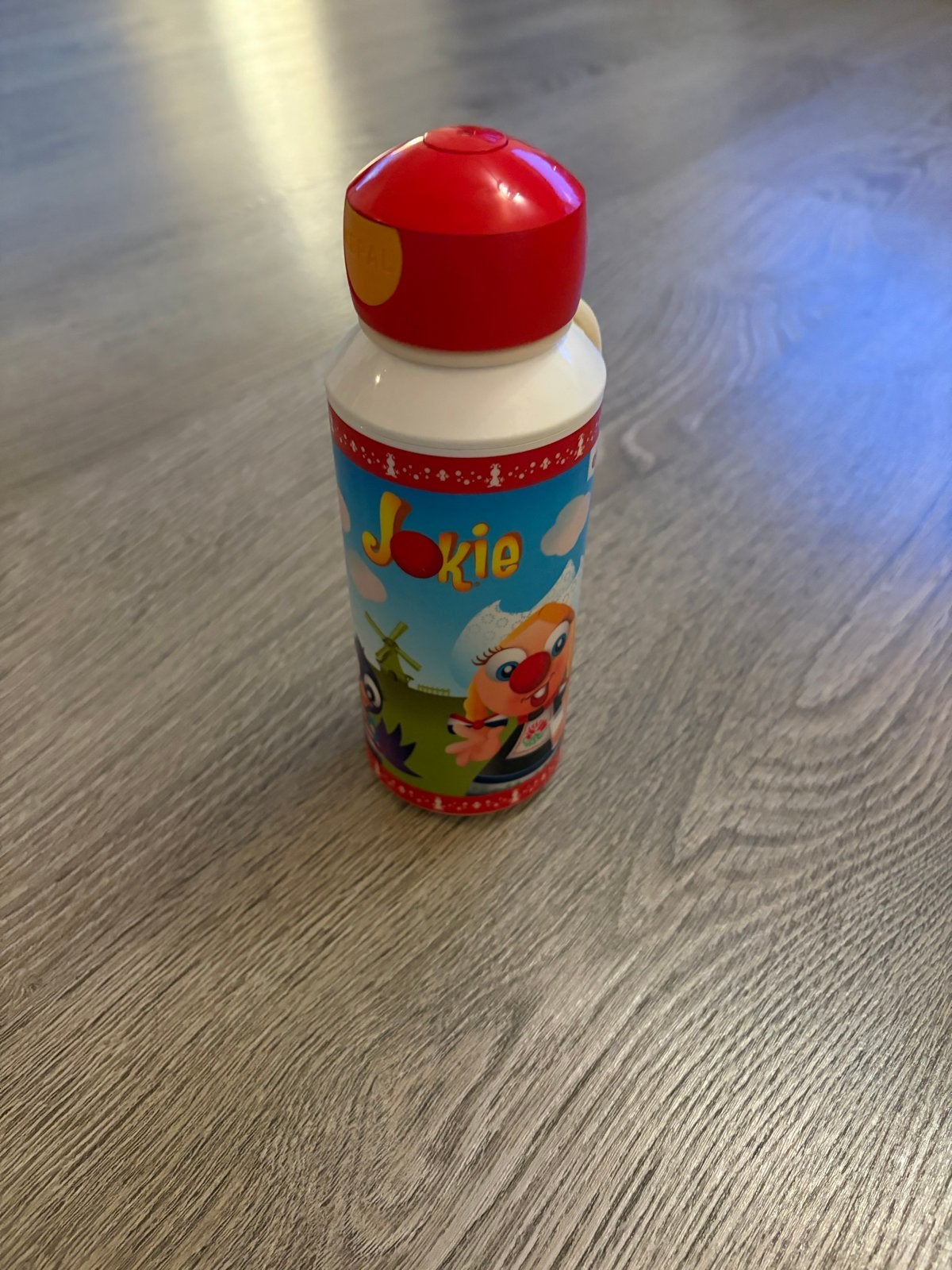 Efteling Jokie drinkfles, Ophalen of Verzenden, Gebruikt, Gebruiksvoorwerp