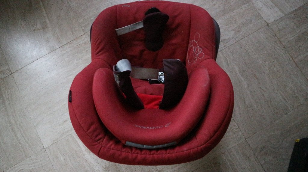 Maxi Cosi met apart Isofix plateau, Ophalen, Verstelbare rugleuning, Gebruikt, 9 t/m 18 kg