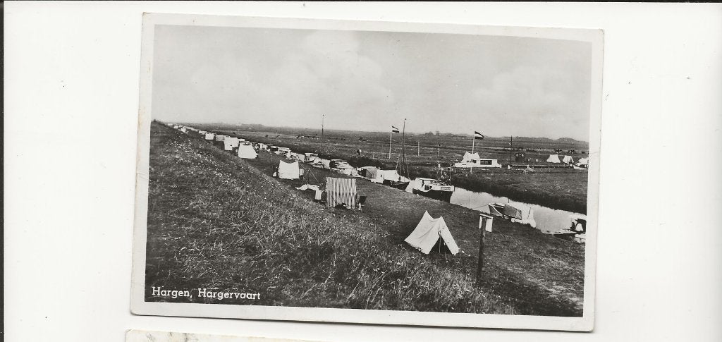 Hargen Hargervoort gelopen, Ophalen of Verzenden, 1940 tot 1960, Gelopen, Noord-Holland