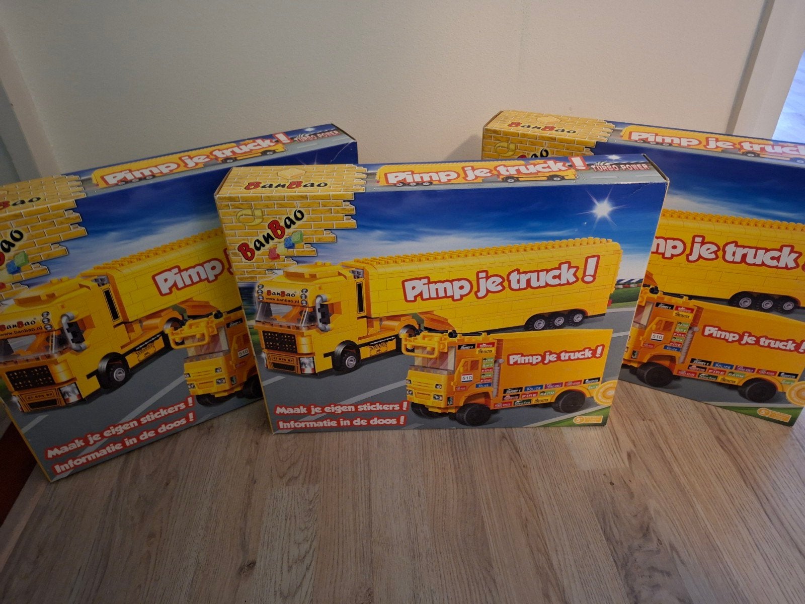 3 BanBao 'Pimp je truck' dozen - Nieuw in verpakking, Ophalen of Verzenden, Nieuw, Overige merken