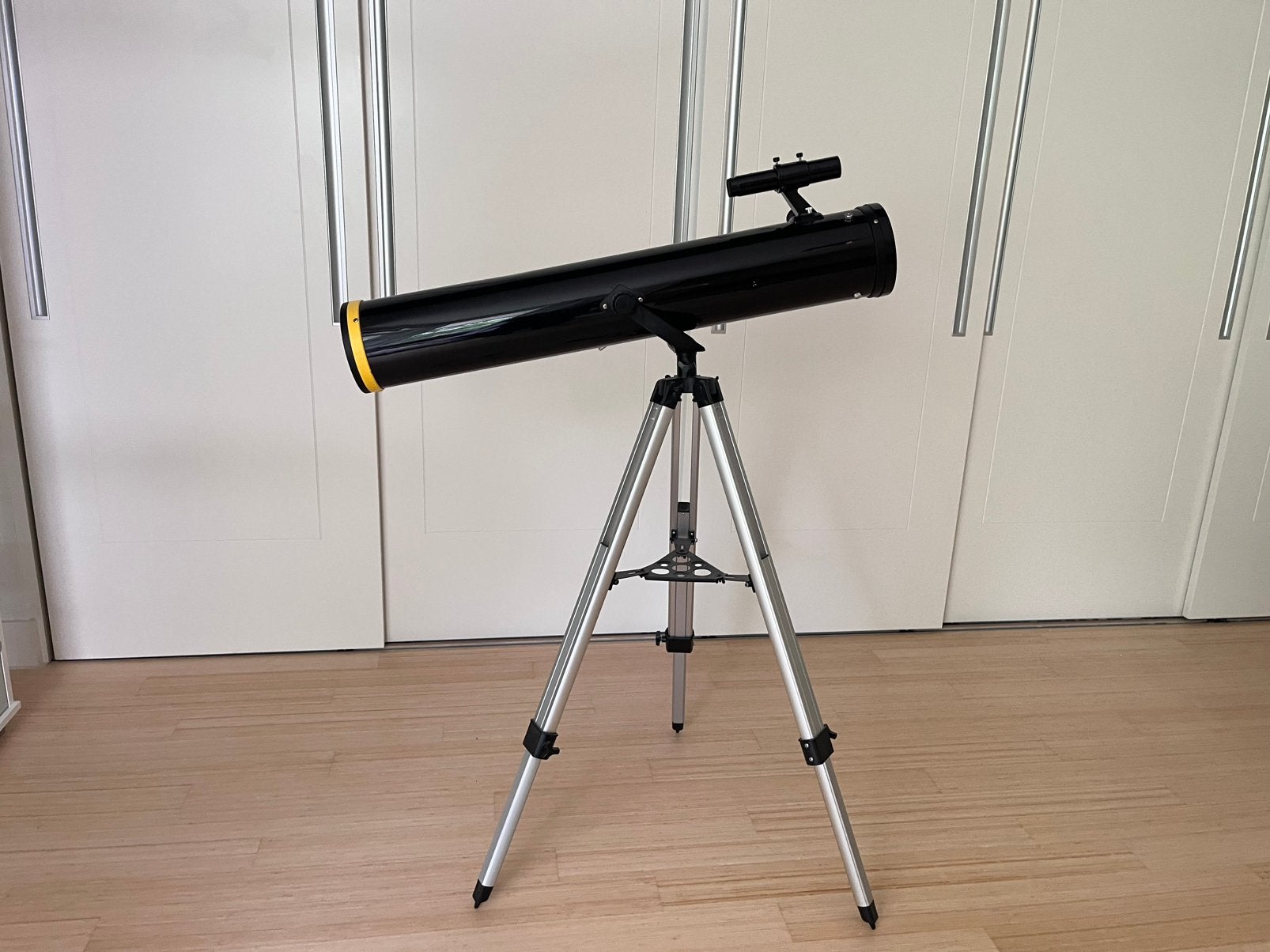 National geographic reflector telescoop, Met statief, Zo goed als nieuw, Minder dan 80 mm, Spiegeltelescoop (reflector)
