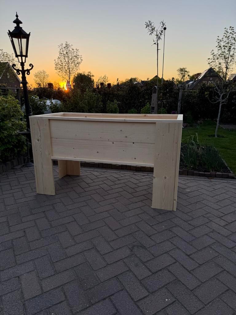 Houten moestuinbak voor tuinkas - Kweekers, Ophalen, 100 cm of meer, Nieuw, 60 cm of meer