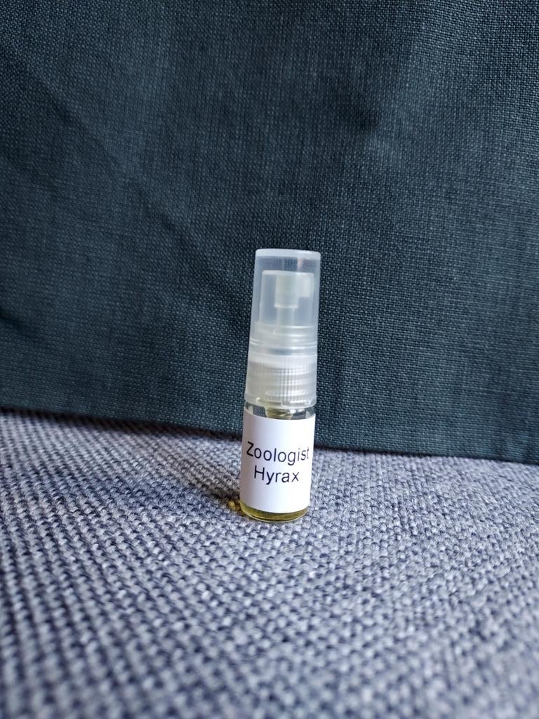 Zoologist Hyrax parfum sample, Verzenden, Zo goed als nieuw