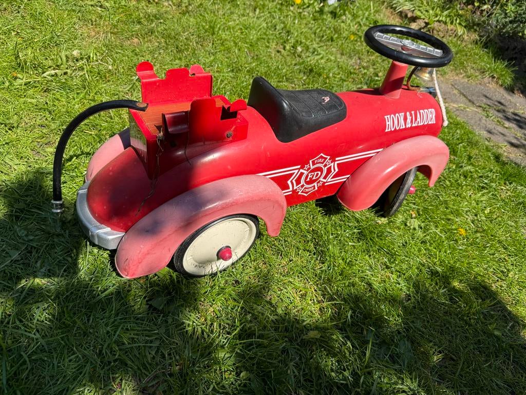 Vintage Brandweer Loopauto - Hook & Ladder, Ophalen, Gebruikt, Loopvoertuig