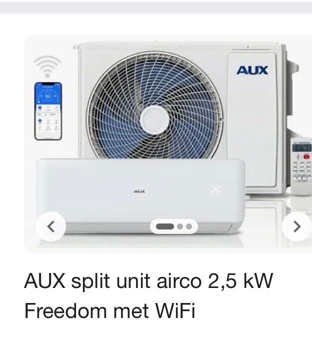 Gezocht: Airco-installateur met spoed, Ophalen, Minder dan 60 m³, Nieuw, 3 snelheden of meer