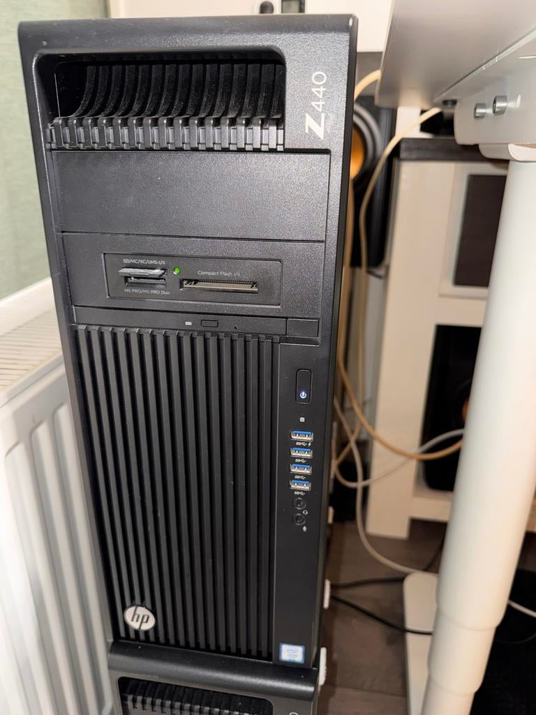 HP Z440 Workstation Xeon E5-2667v3 8-Core 3.2GHz 24GB 256GB, Computers en Software, Desktop Pc's, Ophalen, Intel Xeon, HP, SSD