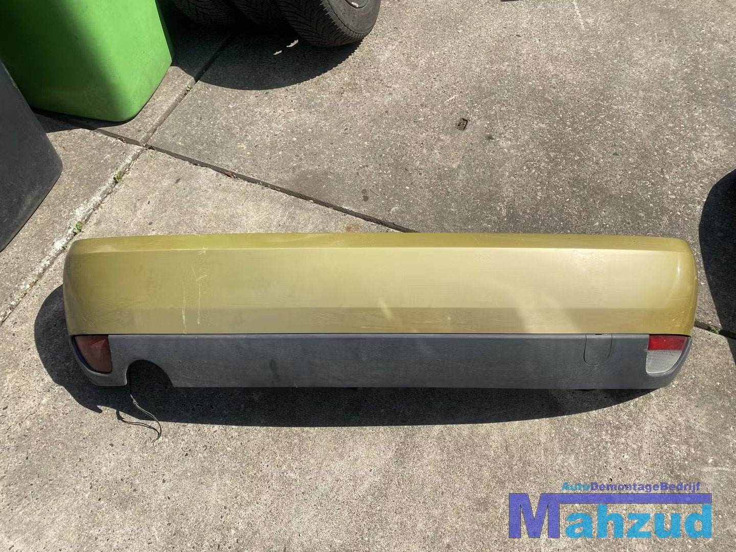 FORD FOCUS 1 Geel S9 achterbumper hatchback 1998-2004, Gebruikt, Info@ford.com, Ophalen of Verzenden, Ford