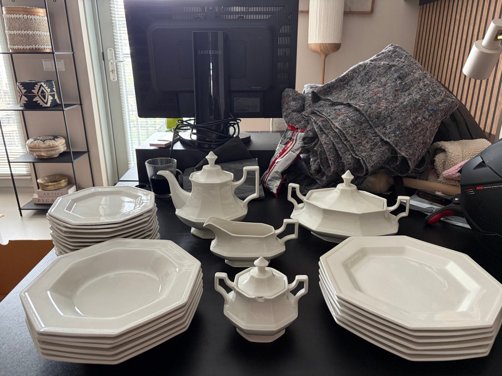 Johnson Brothers Ironstone Servies - Vintage met defect, Gebruikt, Overige merken, Keramiek, Vintage