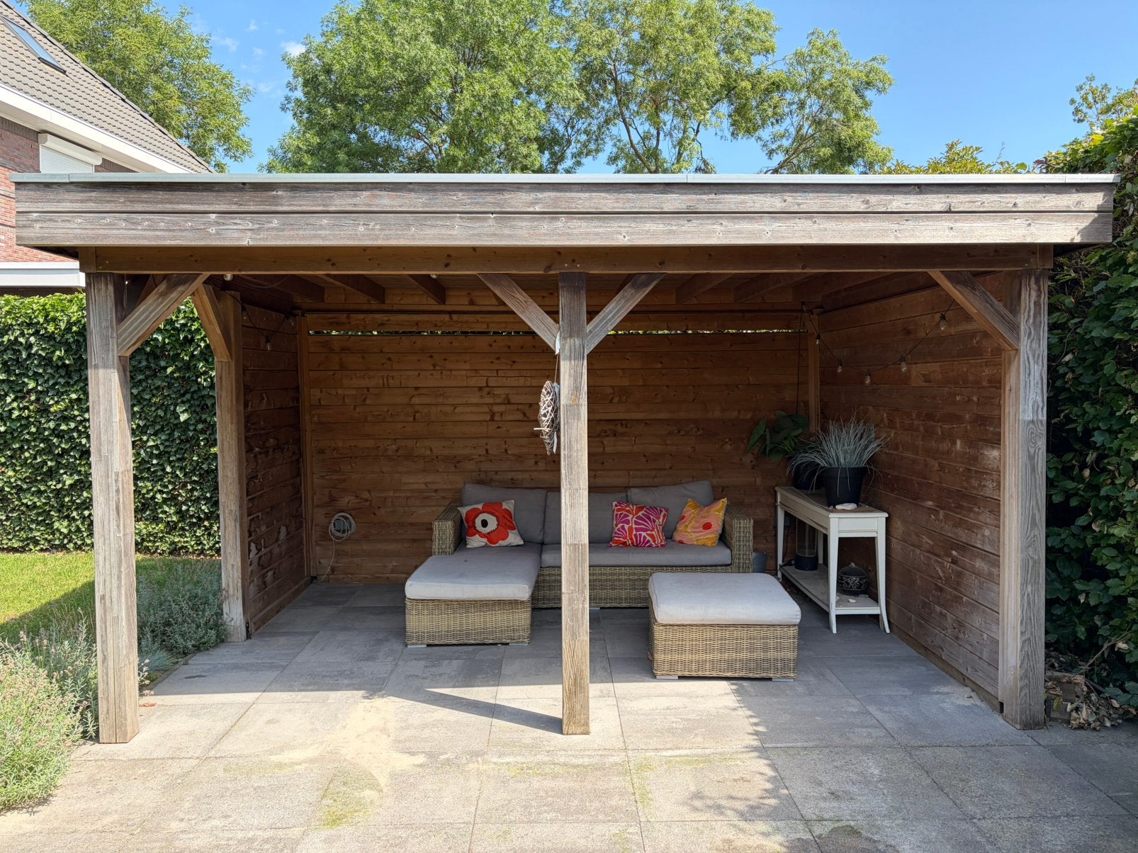 Houten veranda (lugarde), Ophalen, Zo goed als nieuw, Veranda