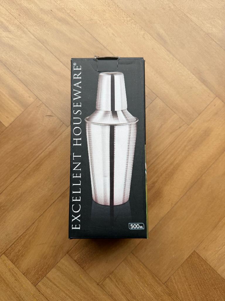 cocktailshaker nieuw, Overige typen, Verzenden, Nieuw, Metaal