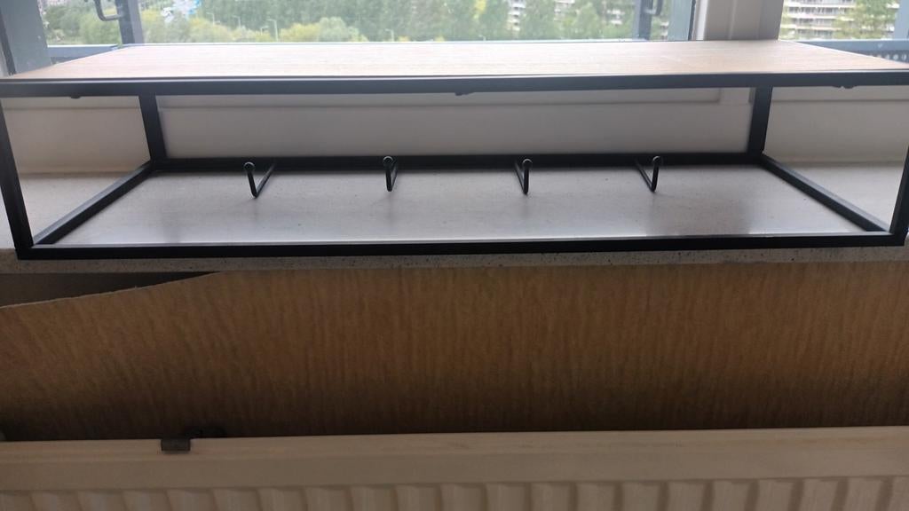 Kapstok draagplank 40cm en Ikea draagplank Ekby Lerber, Wandkapstok, Gebruikt, Ophalen of Verzenden, Minder dan 100 cm