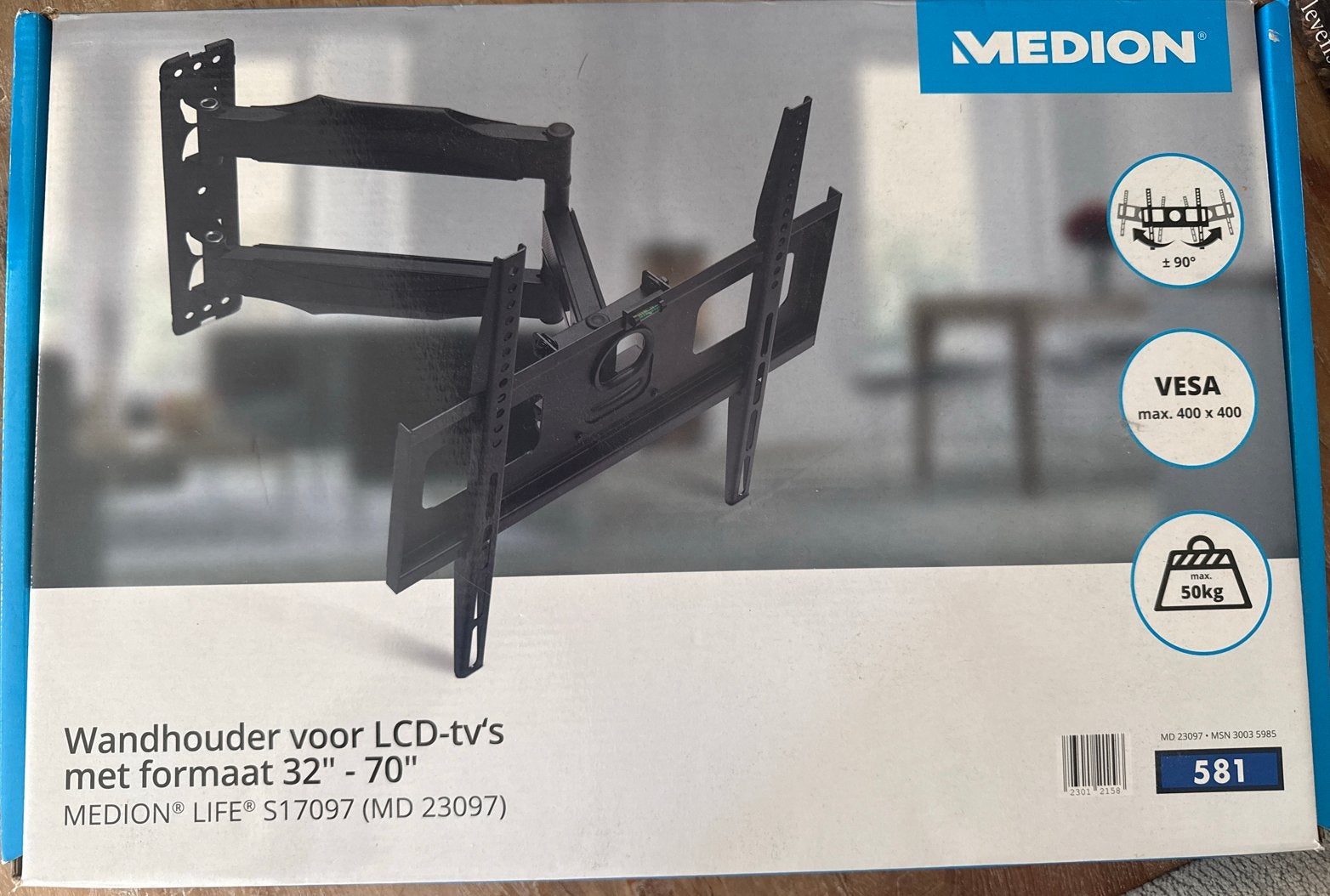 Medion TV-wandhouder 32"-70" Nieuw in doos, Ophalen, Nieuw