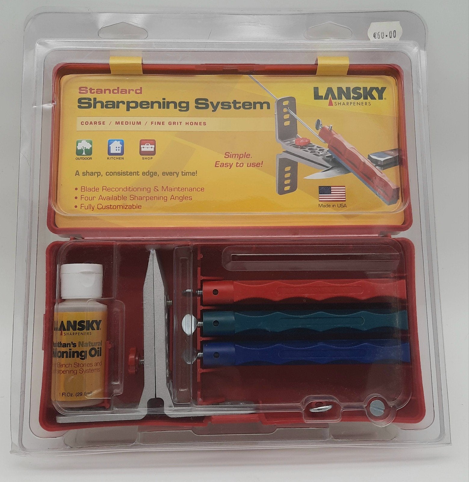 Lansky Sharpening Slijpset System Standard NIEUWstaat!, Ophalen of Verzenden, Nieuw, Overige typen, Overige merken