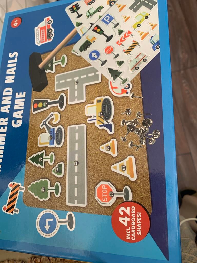 Hamer en Spijkers Spel - Verkeer Thema, Ophalen of Verzenden, Zo goed als nieuw