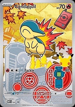 CYNDAQUIL MEP 047 - MEP BLACK STAR PROMOS, Ophalen of Verzenden, Nieuw, Losse kaart, Foil