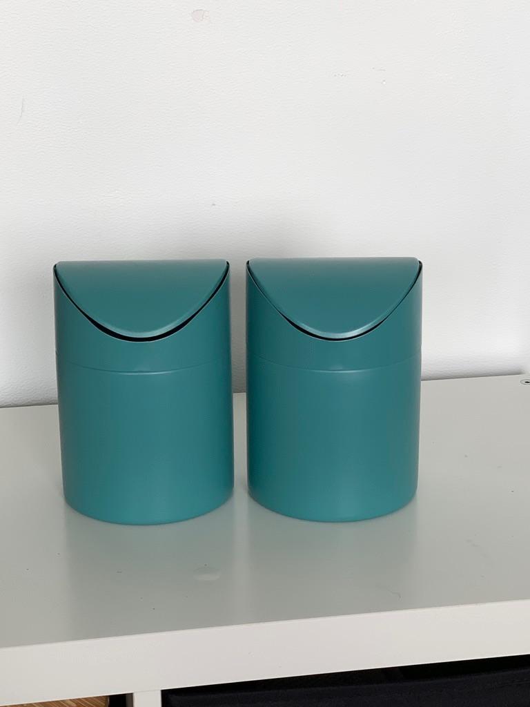 Hema 1 L trash bins, Huis en Inrichting, Woonaccessoires | Prullenbakken, Ophalen, Zo goed als nieuw, Minder dan 10 liter, Metaal