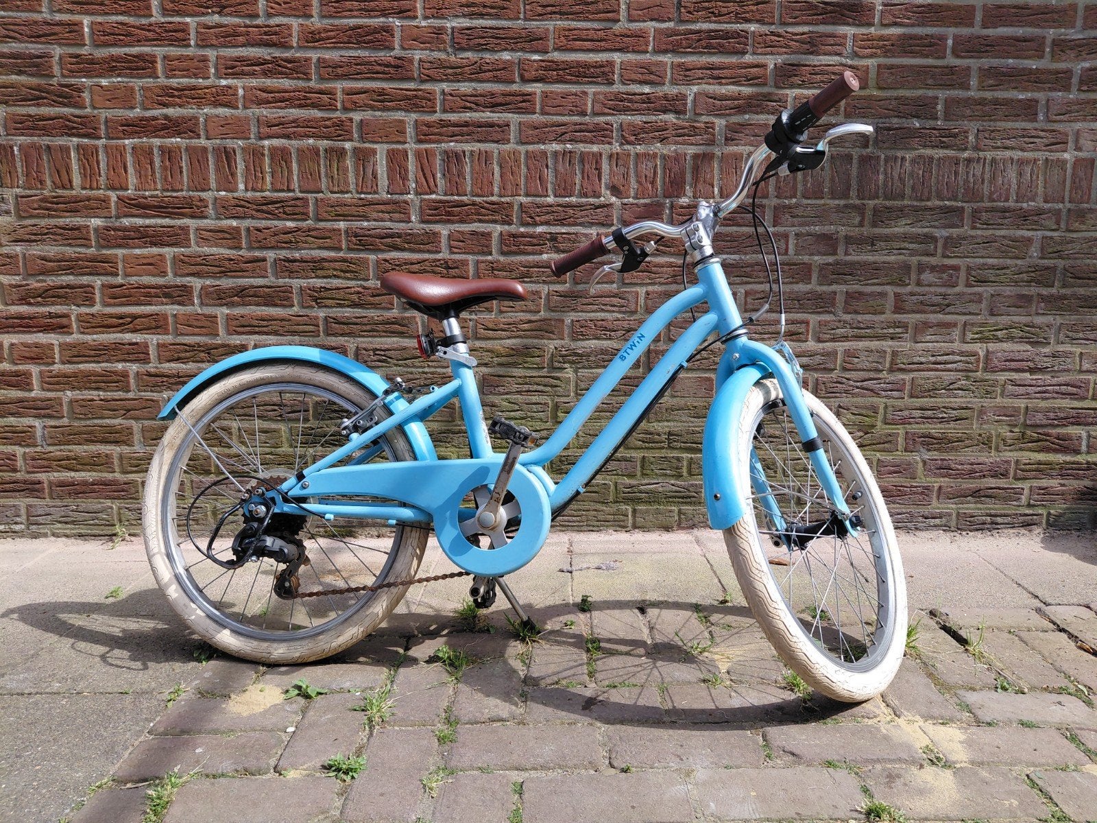 BTWIN Elops 500 Stadsfiets Kinderen 20 inch (6-8jaar), Ophalen, Velgrem, BTWIN, 16 tot 20 inch