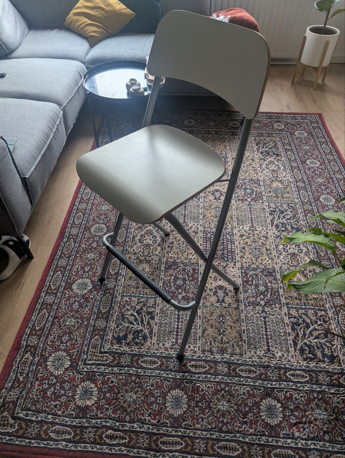 Ikea opvouwkruk 2 stuks (Franklin), Huis en Inrichting, Barkrukken, 2 krukken, Ophalen, Zo goed als nieuw, 60 tot 90 cm