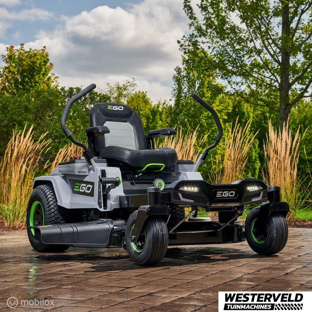 Nieuwe EGO Z6 zero turn zitmaaier 107 cm 4x 10AH GRATIS, Tuin en Terras, Zitmaaiers, Nieuw, EGO