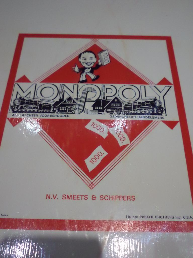 Oud MONOPOLY spel Nederland volledig en origineel, doos 612, Antiek en Kunst, Ophalen of Verzenden