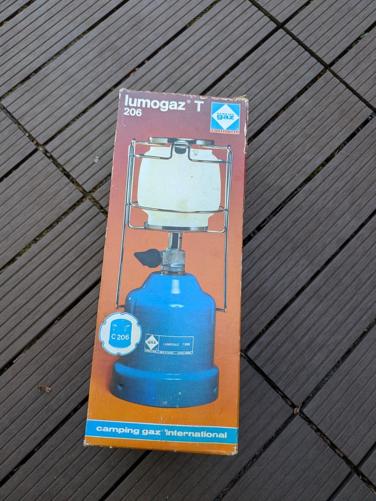 Vintage Camping Spullen: Lumogaz T 206 Lamp & Kookbrander, Ophalen of Verzenden, Zo goed als nieuw