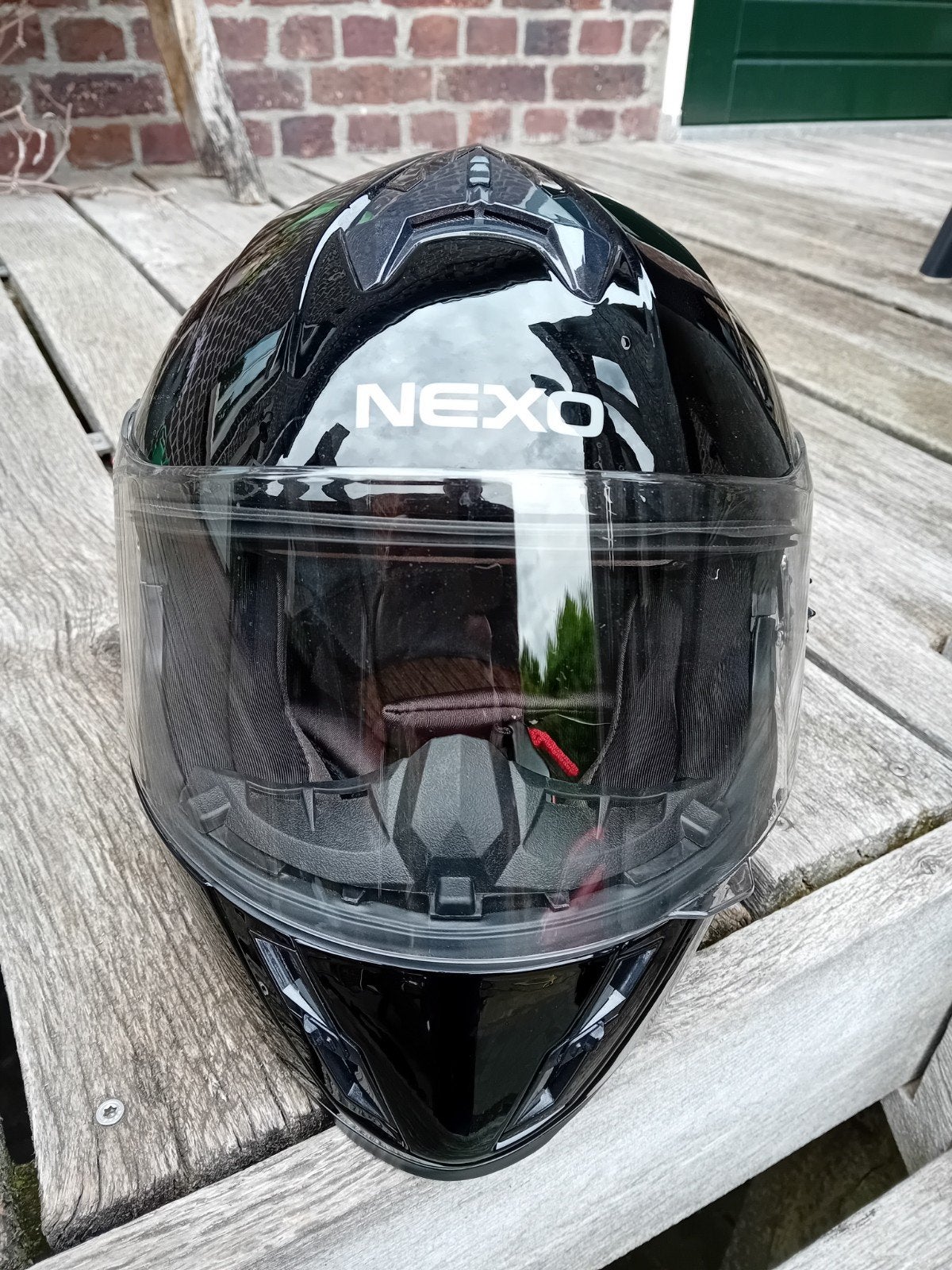 NEXO Integraalhelm voor kind 8 tot 11 jaar Zwart zgan, Motoren, Overige merken, M, Kinderen, Ophalen of Verzenden