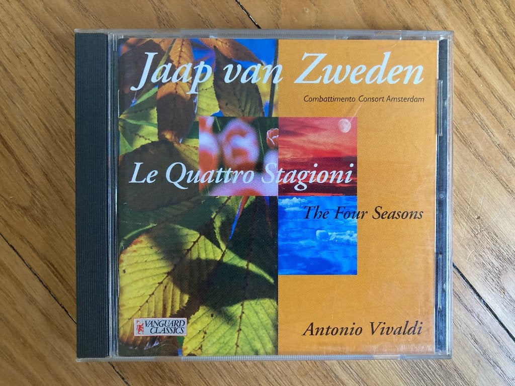 CD Vivaldi - La Quattro Stagioni e.a. - met Jaap van Zweden, Gebruikt, Ophalen of Verzenden, Vivaldi, Orkest of Ballet