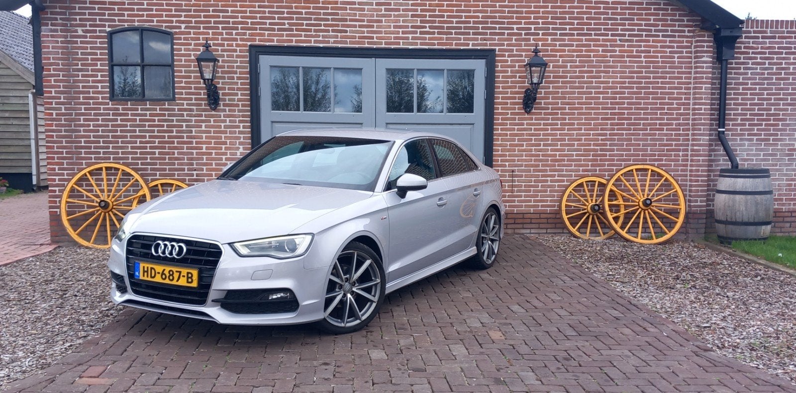 Audi A3 S Line Automaat  Sedan, Auto diversen, Zwart, Audi, Sedan, Benzine