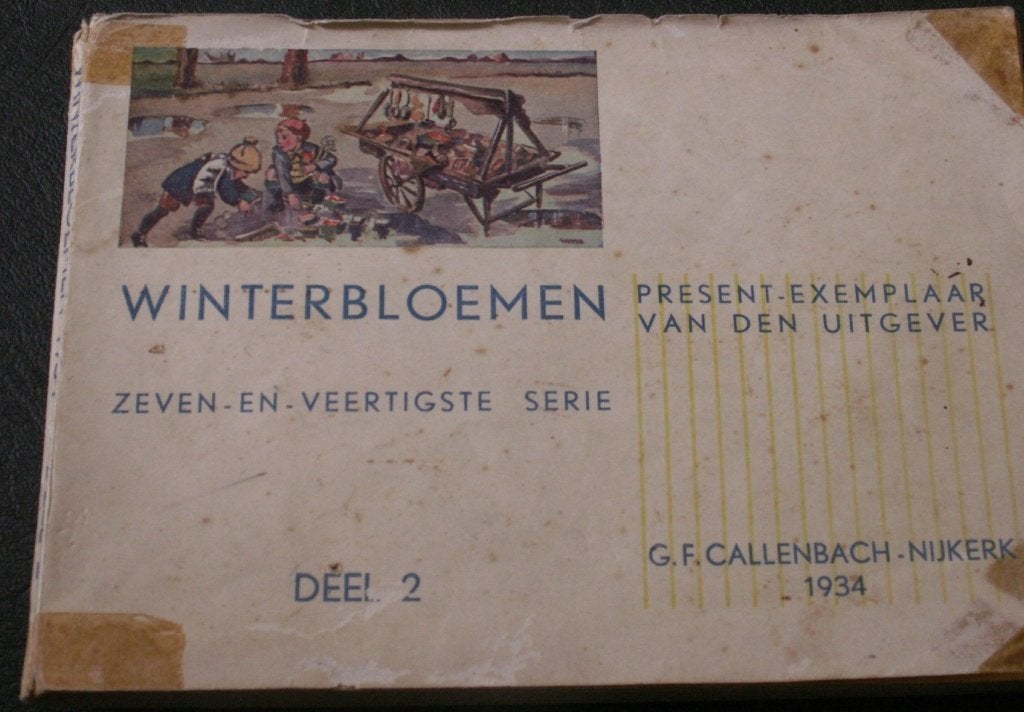 Winterbloemen 1934 presentexemplaar deel 2 Diverse auteurs, Ophalen of Verzenden