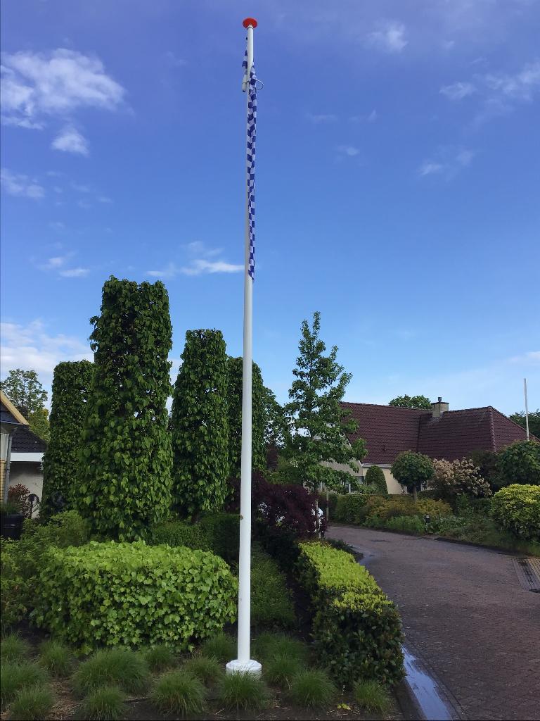 Vlaggenmast 7m, Diversen, Vlaggen en Wimpels, Zo goed als nieuw, Ophalen