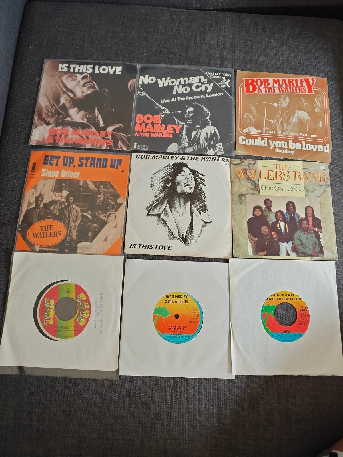 9 Bob Marley singles Reggae singles Bob Marley & the wailers, Gebruikt, Verzenden, Overige formaten, Single