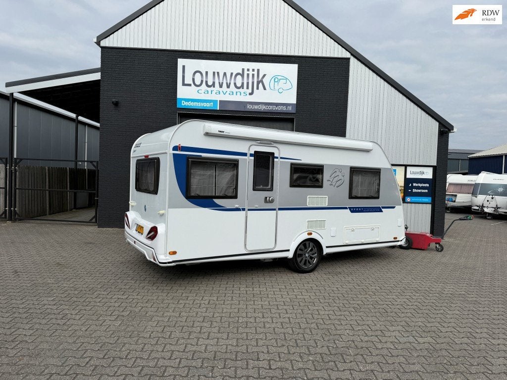 KNAUS Sport 460 EU ’19 (Mover, Enkele Bedden), Caravans en Kamperen, Caravans, Rondzit, Bedrijf, 6 tot 7 meter, Knaus