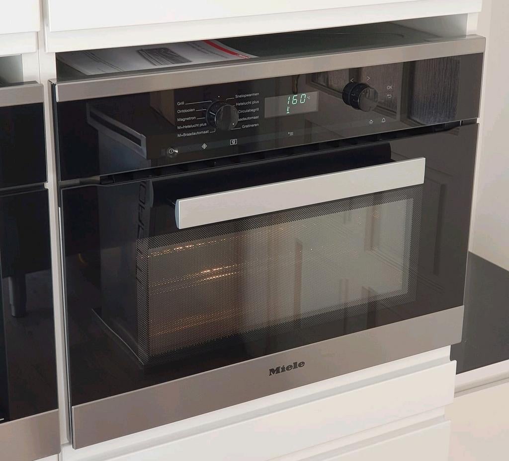 Luxe Miele H6200BM combi magnetron/ oven, Witgoed en Apparatuur, Ovens, Ophalen, 45 tot 50 cm, 60 cm of meer, Zo goed als nieuw