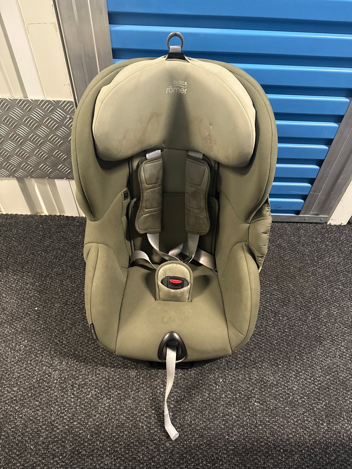 Britax Römer autostoel - Groen - Gebruikt, Kinderen en Baby's, Romer, 0 t/m 18 kg, Gebruikt, Autogordel