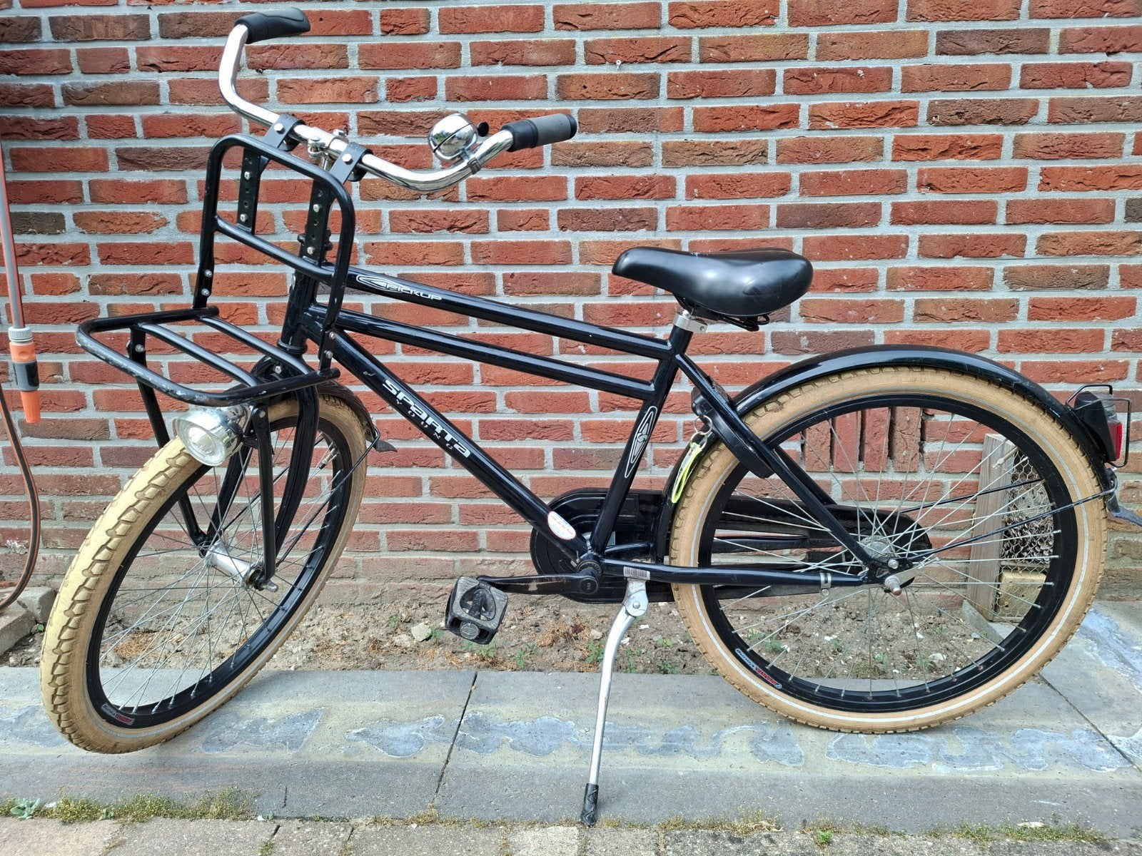 Sparta Pick-up Young 24 inch jongensfiets zwart, Ophalen, Terugtraprem, Sparta pickup, Gebruikt