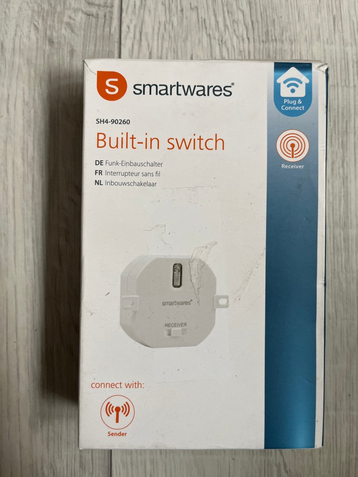 Smartwares SH4-90260 Inbouwschakelaar Plug & Connect, Ophalen of Verzenden, Nieuw, Overige merken, Schakelaar