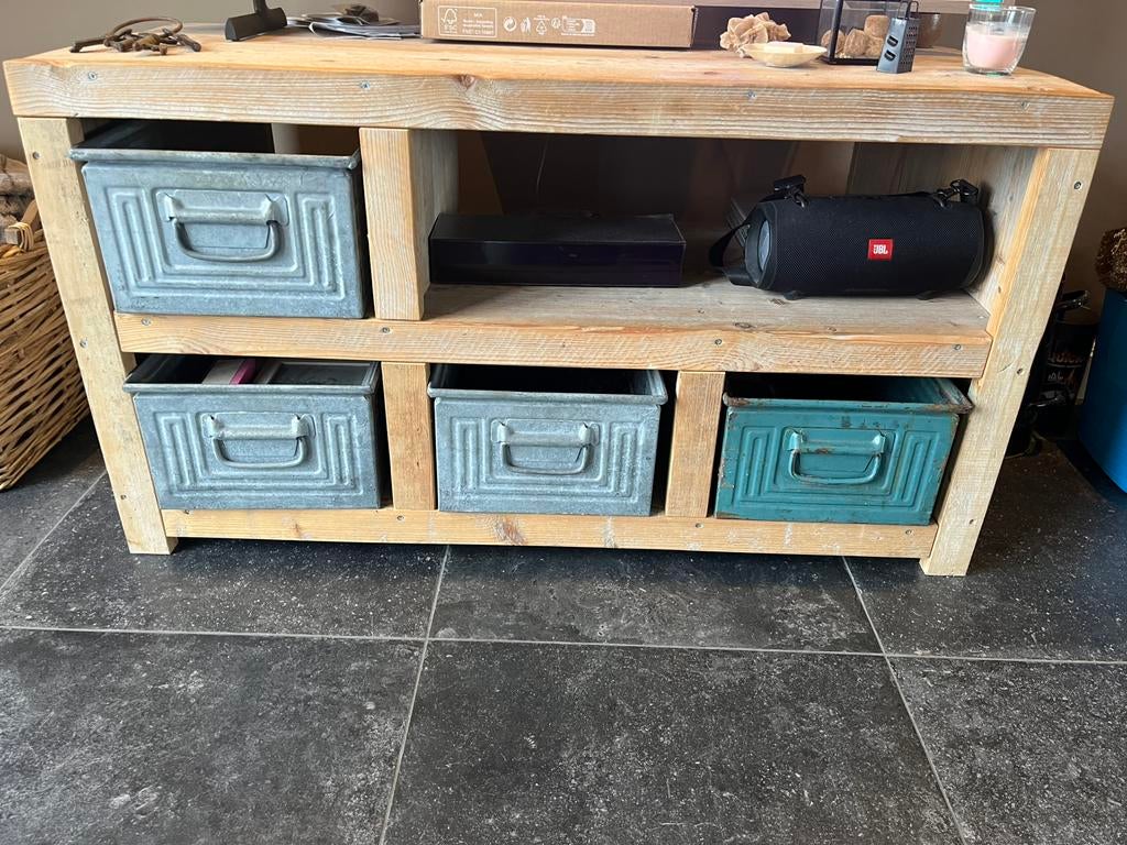 Set woonkamer meubelen, Ophalen, Gebruikt, 50 tot 100 cm, Rechthoekig