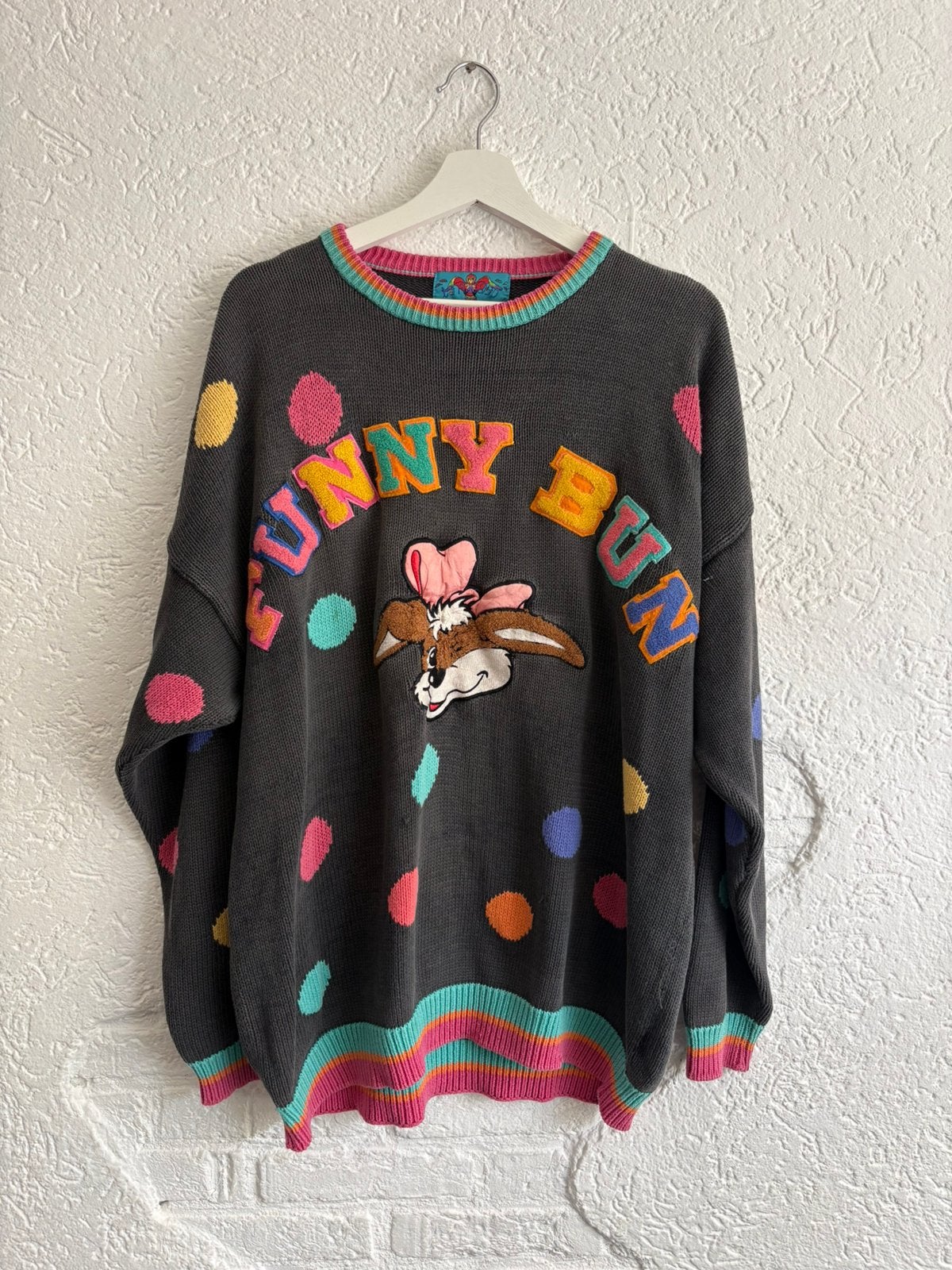 Zeldzame vintage sweater verzamelaar, Ophalen of Verzenden, Gedragen, Maat 38/40 (M)