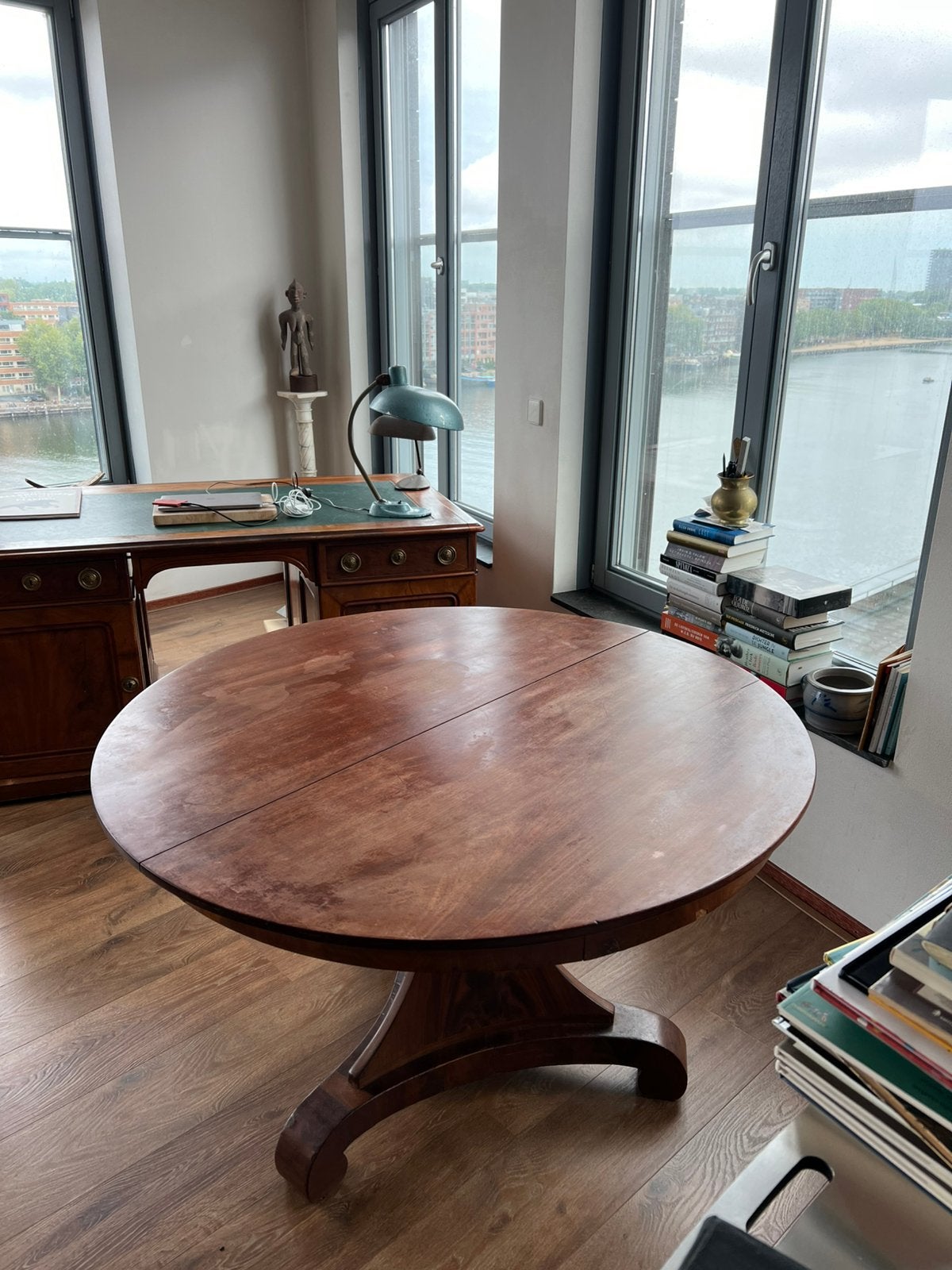 Antique wood table, Antiek en Kunst, Antiek | Meubels | Tafels, Ophalen