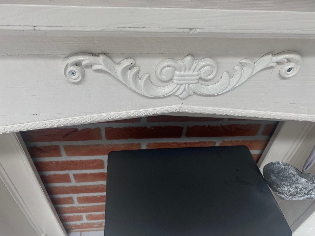 Haardje met schouw, Ophalen, Gebruikt, Vrijstaande haard, Elektrische haard