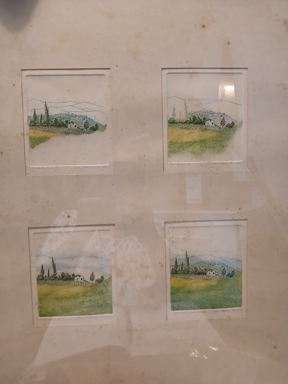 Aquarel van Carla Kleekamp 1937, Ophalen