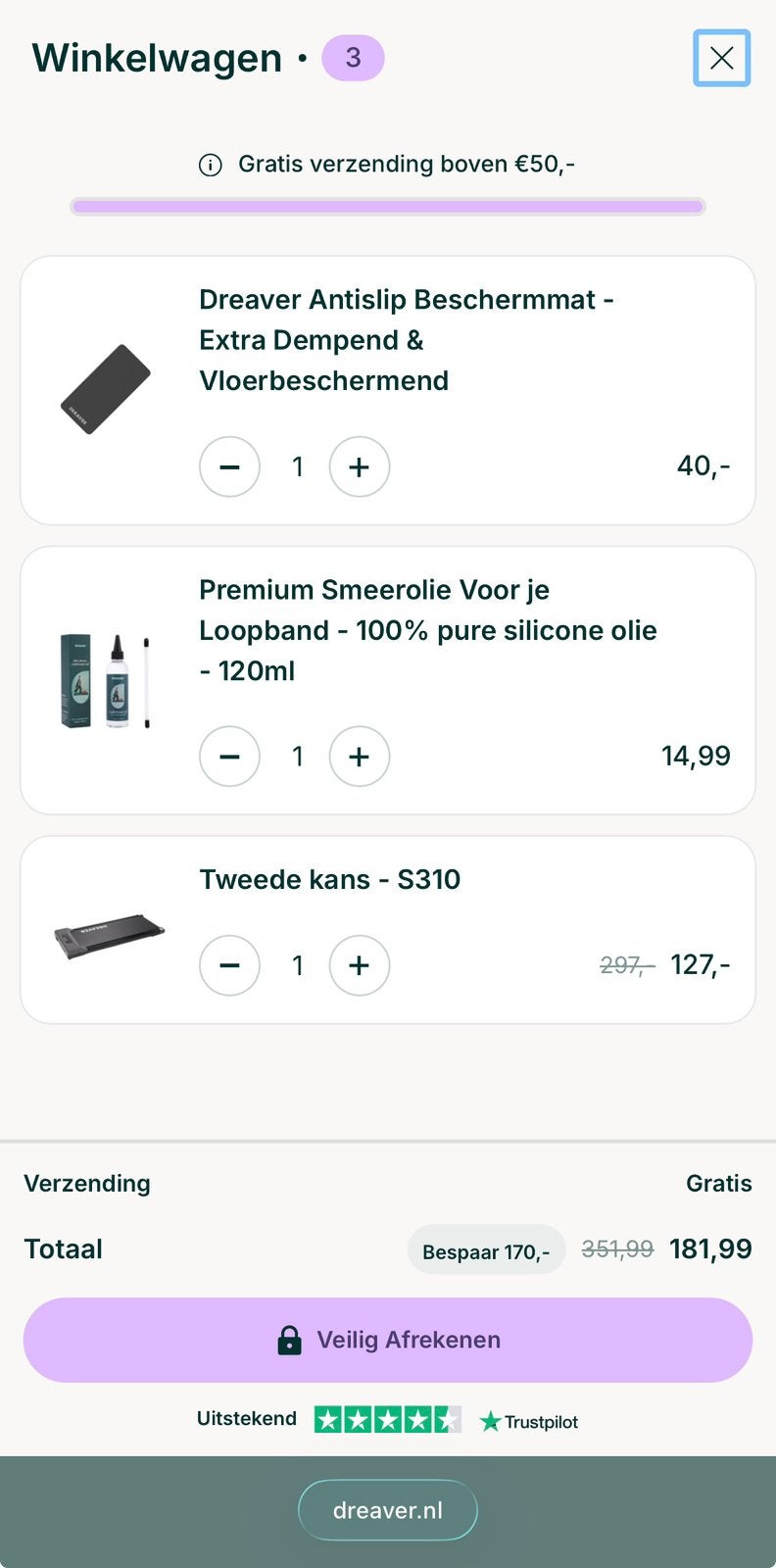 Foto 5 van Dreaver S310 loopband
