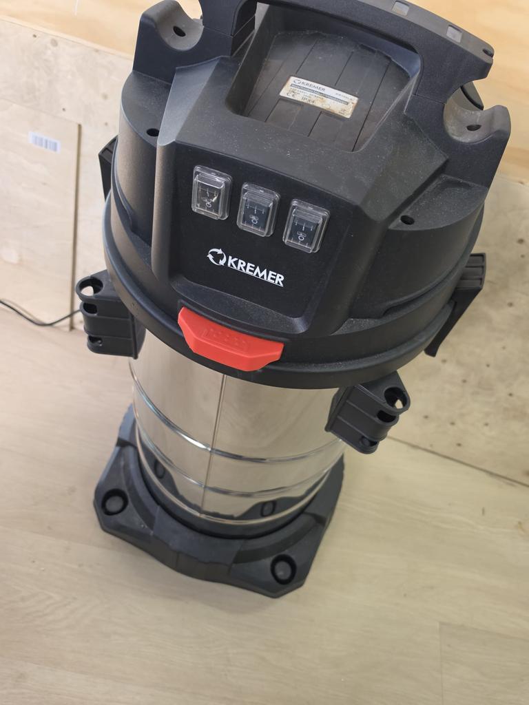 Kremer KR100LS Industriële Stofzuiger - 1x Gebruikt, Ophalen, Nieuw, 1200 watt of meer, Bandschuurmachine