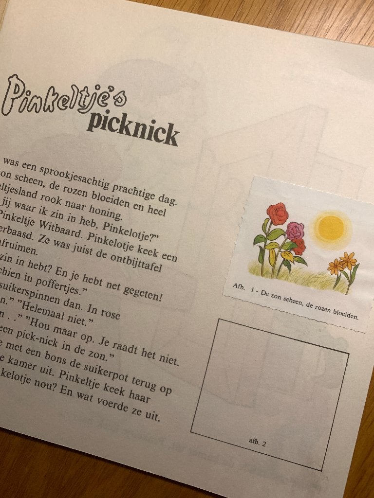 Vintage Plaatjesalbum Pinkeltje, Ophalen of Verzenden, Gelezen, Plaatjesalbum