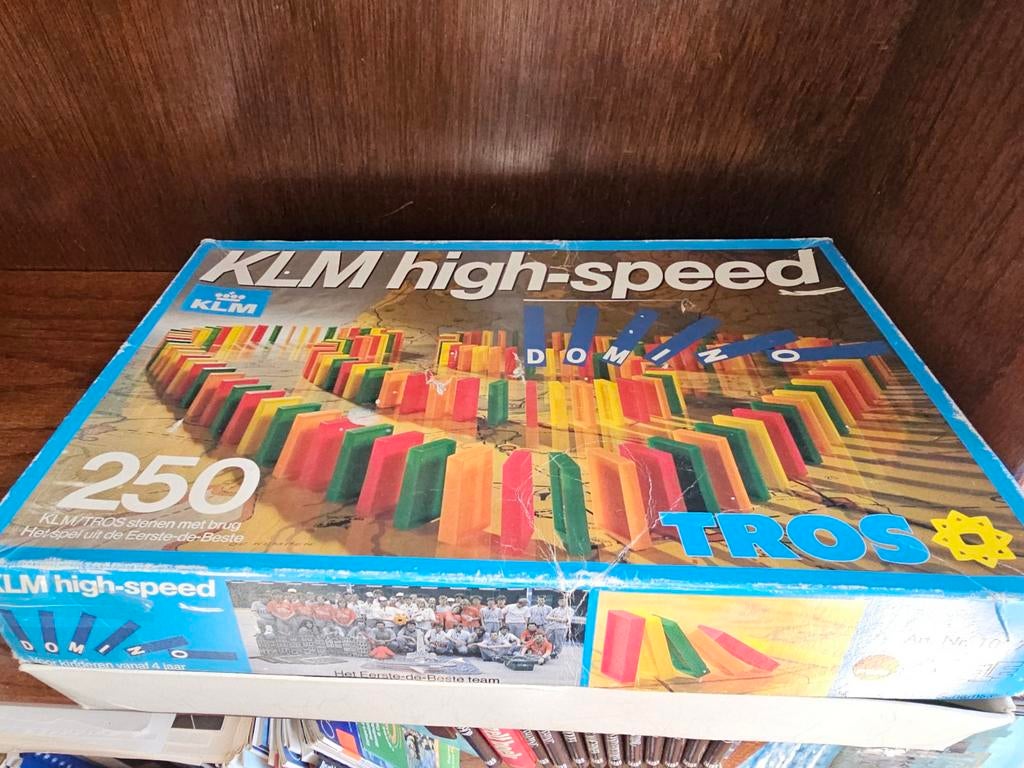 KLM High-Speed Domino TROS - Gebruikt, Ophalen of Verzenden, Gebruikt, Overige merken